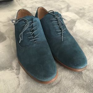 Blue suede Aldo dress shoes